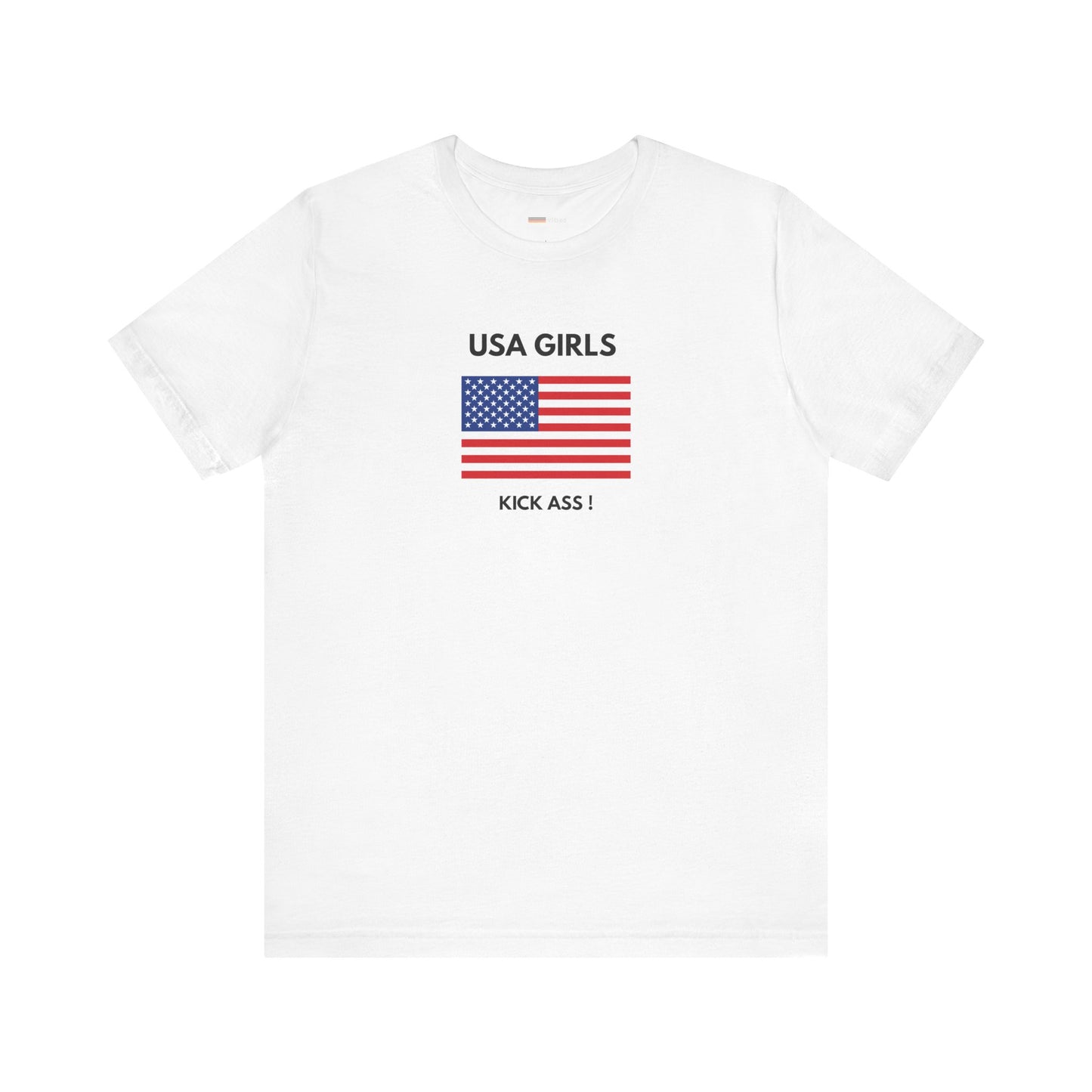 Patriotic Unisex Jersey Tee, USA Flag T-Shirt, Casual Everyday Wear, Fourth of July Shirt, Gift for Veterans