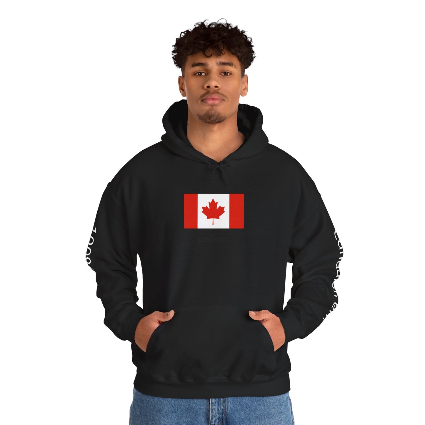 Canadian Girls Kick Ass Hoodie - Unisex Sweatshirt, Canada Day Apparel, Comfortable Casual Wear