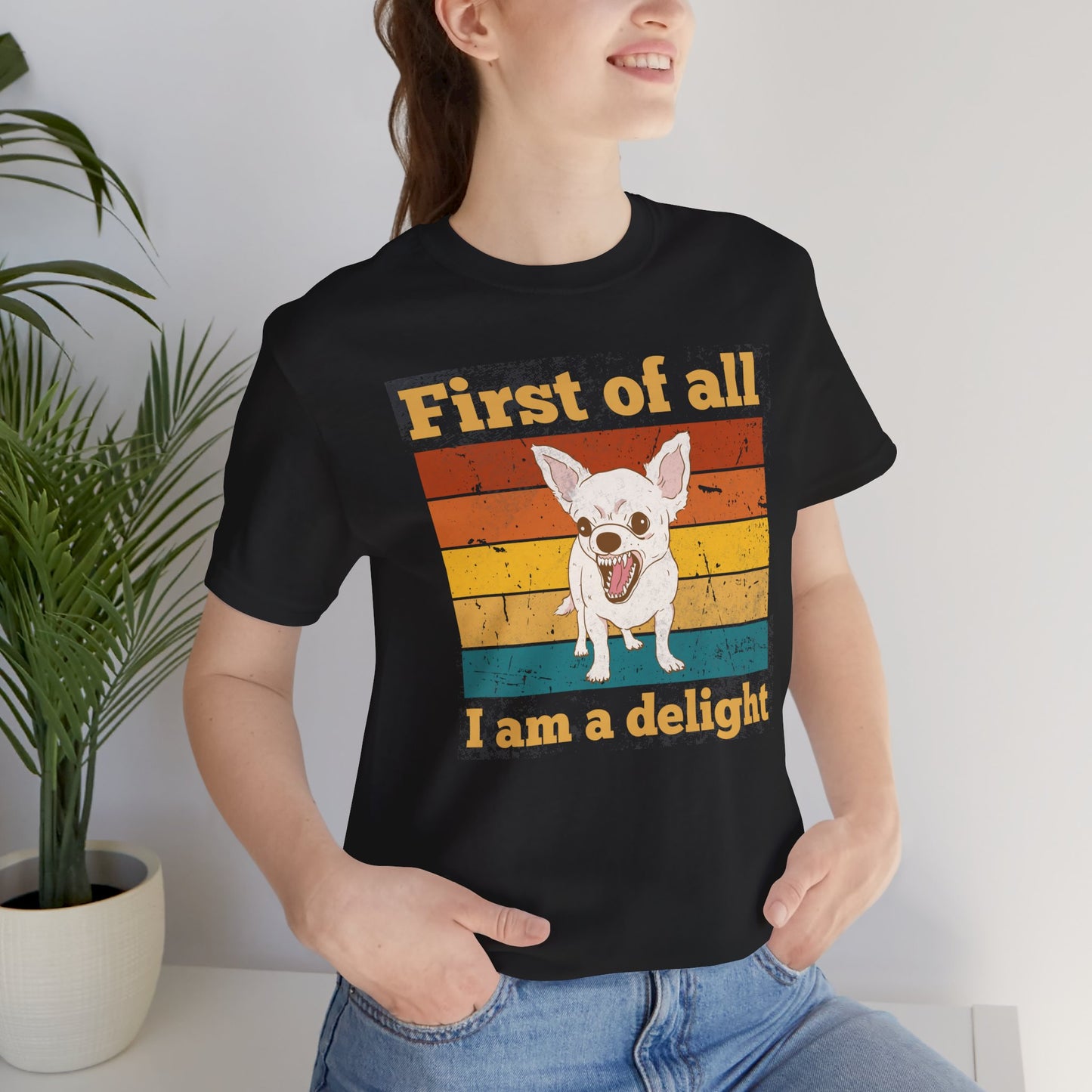 Chihuahua Dog Lover Shirt, Fun Graphic Tee, Pet Gift, Casualwear for Dog Lovers