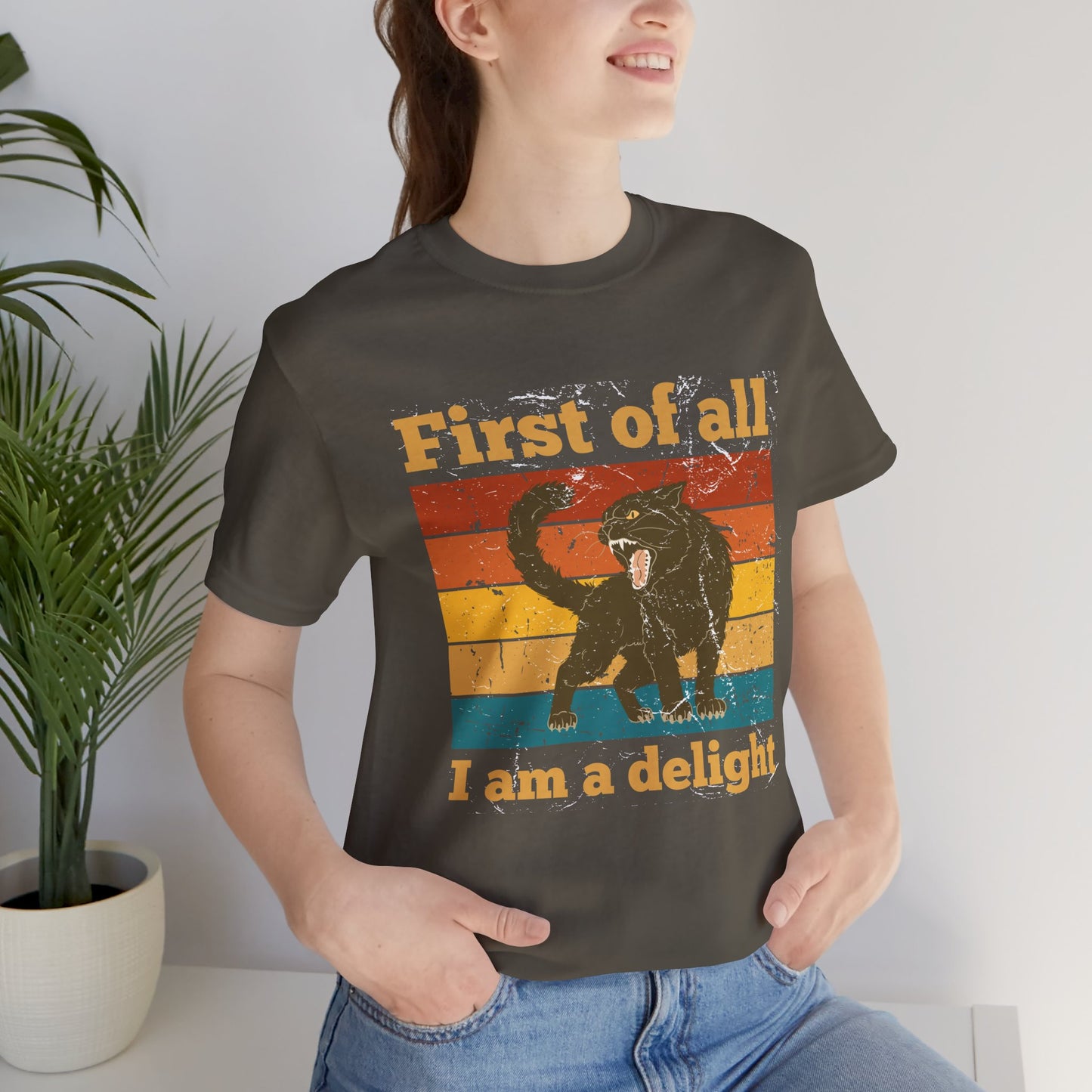 Funny Cat Tee, Cute Pet Shirt, Gifts for Cat Lovers, Humor Tee